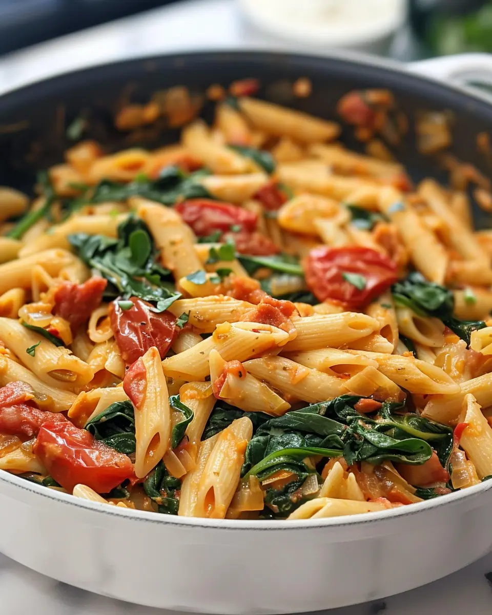 One-Pot Spinach Tomato Pasta: Easy Comfort Food for All