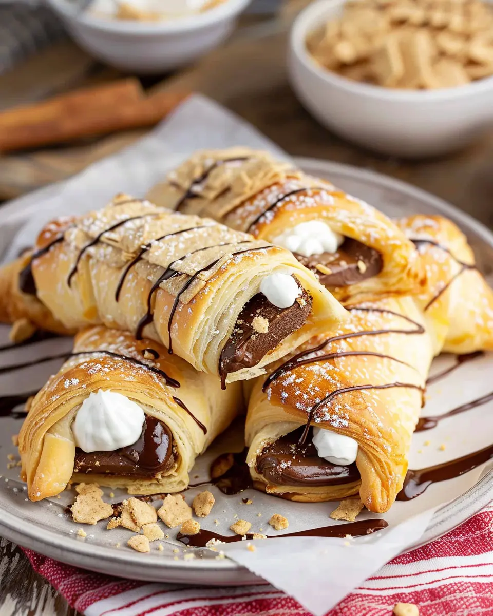 S’mores Crescent Rolls: Easy Indulgence for Homemade Treats