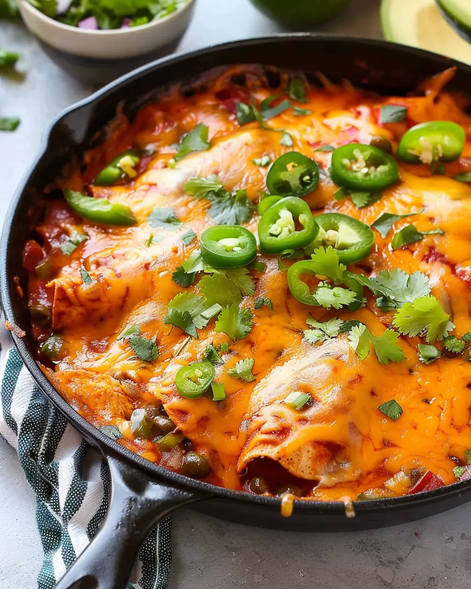 Chicken Enchilada Skillet: Easy Family Dinner Delight