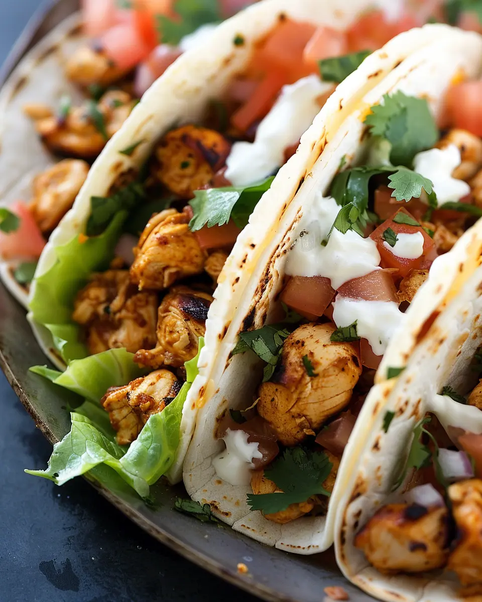 Easy Chicken Tacos: Quick &amp; Delicious 20-Minute Recipe