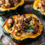 Stuffed Acorn Squash with Sausage