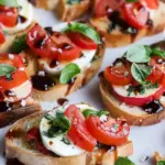 Easy Caprese Bruschetta