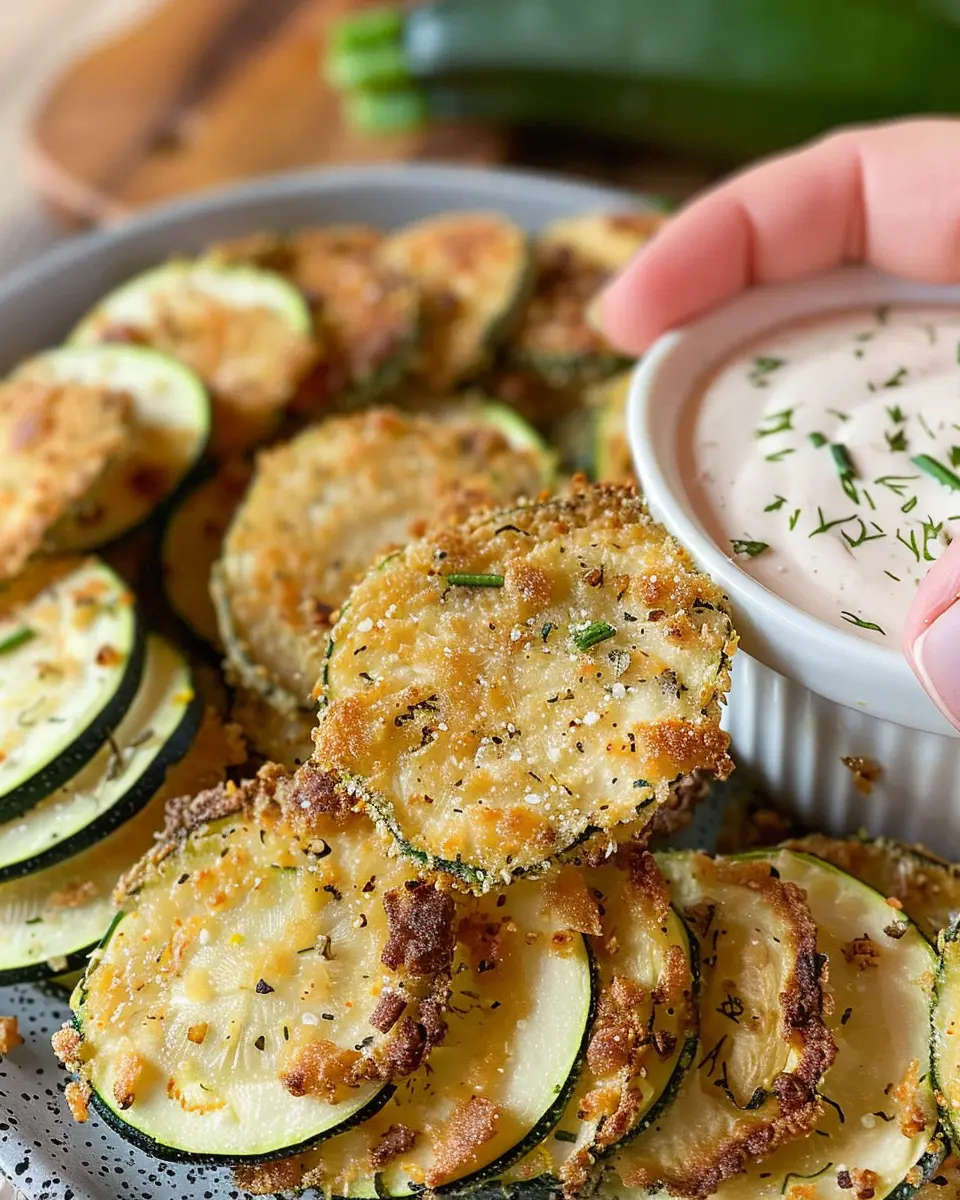 Zucchini Chips in Air Fryer