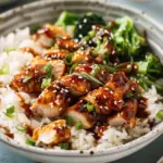 Sticky Chicken Rice Bowls