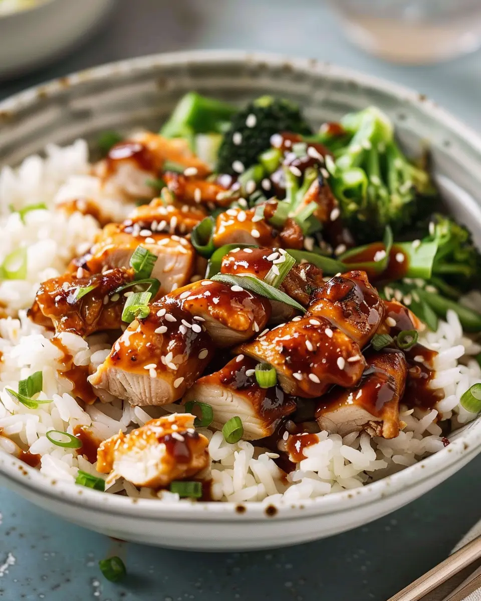 Sticky Chicken Rice Bowls: Easy, Flavorful Comfort for All
