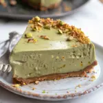 Pistachio Cheesecake With Pistachio Topping