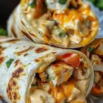 Quick Cheesy Chicken Wrap