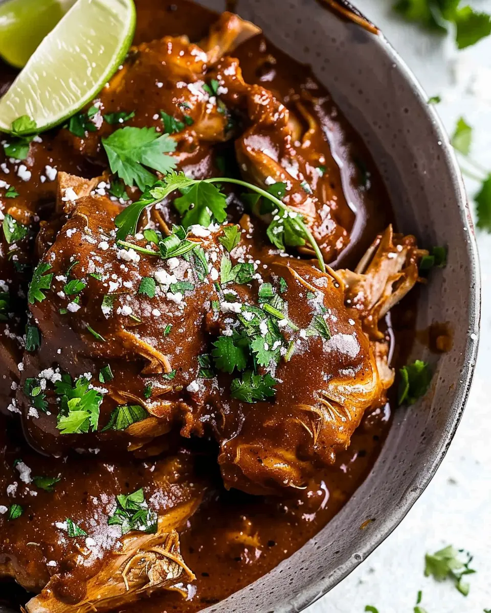 Slow Cooker Chicken Mole: Irresistibly Rich and Easy Comfort Food