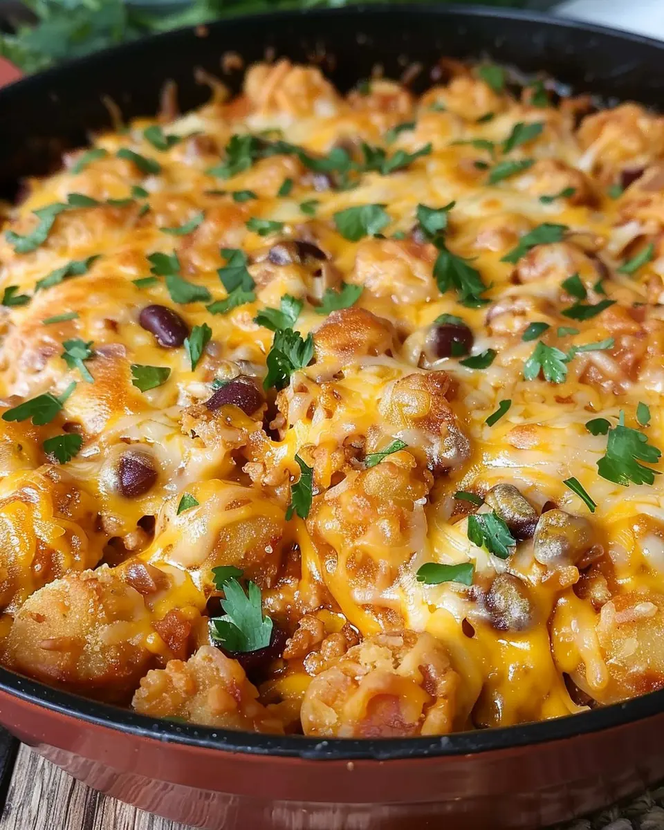 Cowboy Casserole: Easy Comfort Food with Turkey Bacon and Chicken Ham