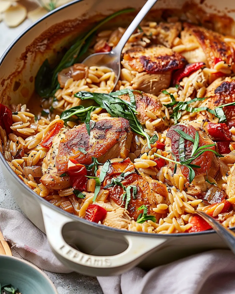 One-Pan Marry Me Chicken Orzo: Easy Comfort Food Delight