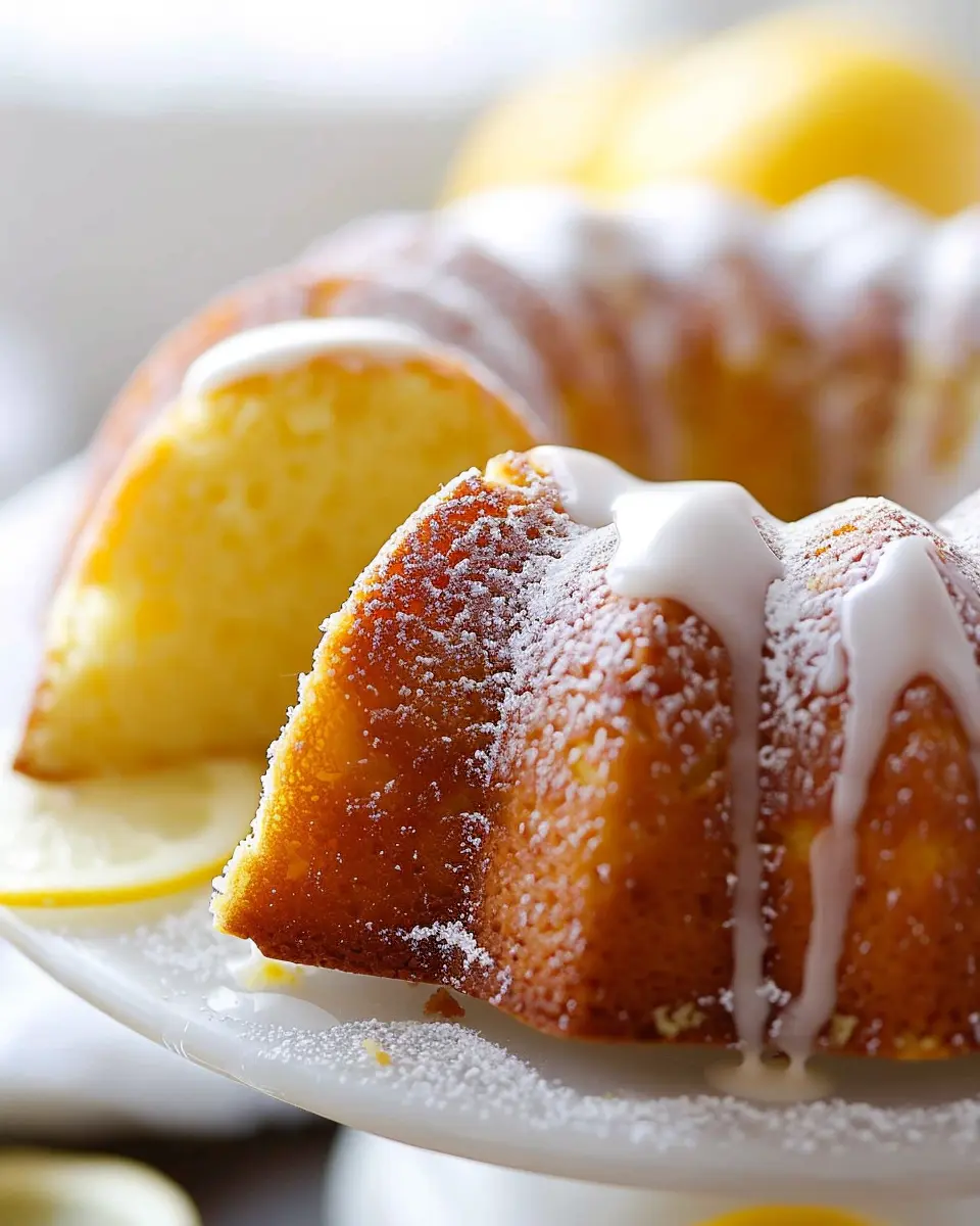 Easy Lemon Bundt Cake: Indulge in a Refreshing Homemade Delight