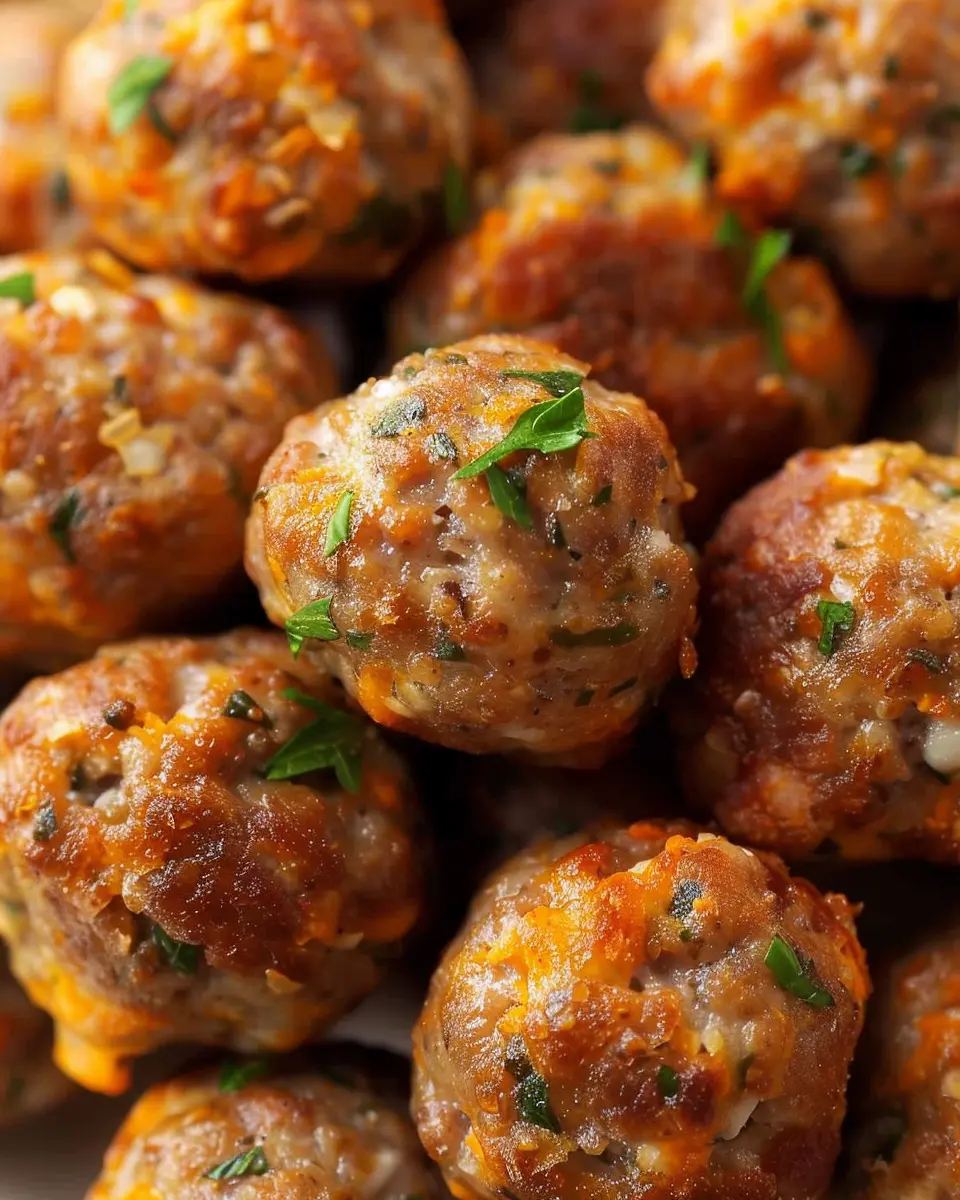 Sausage Balls Recipe with Bisquick: Easy Turkey Bacon Delight
