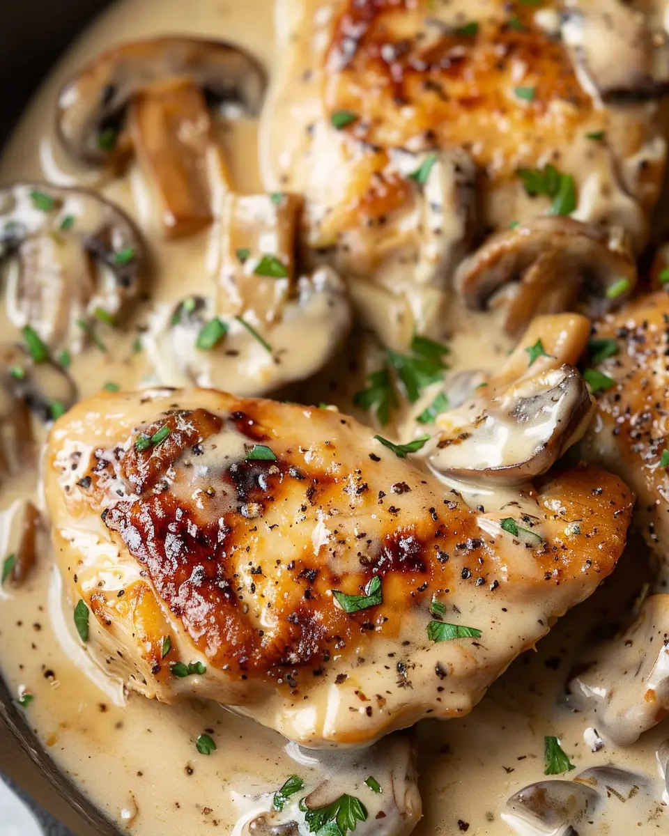 Creamy Mushroom Chicken: Comforting Delight for Homemade Meals