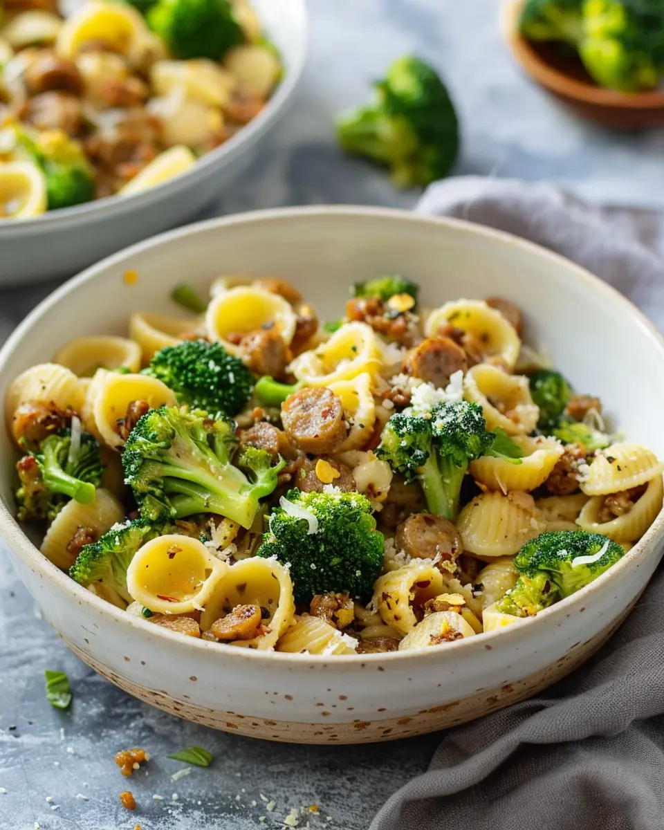 Orecchiette with Sausage and Broccoli: A Quick, Delicious Meal