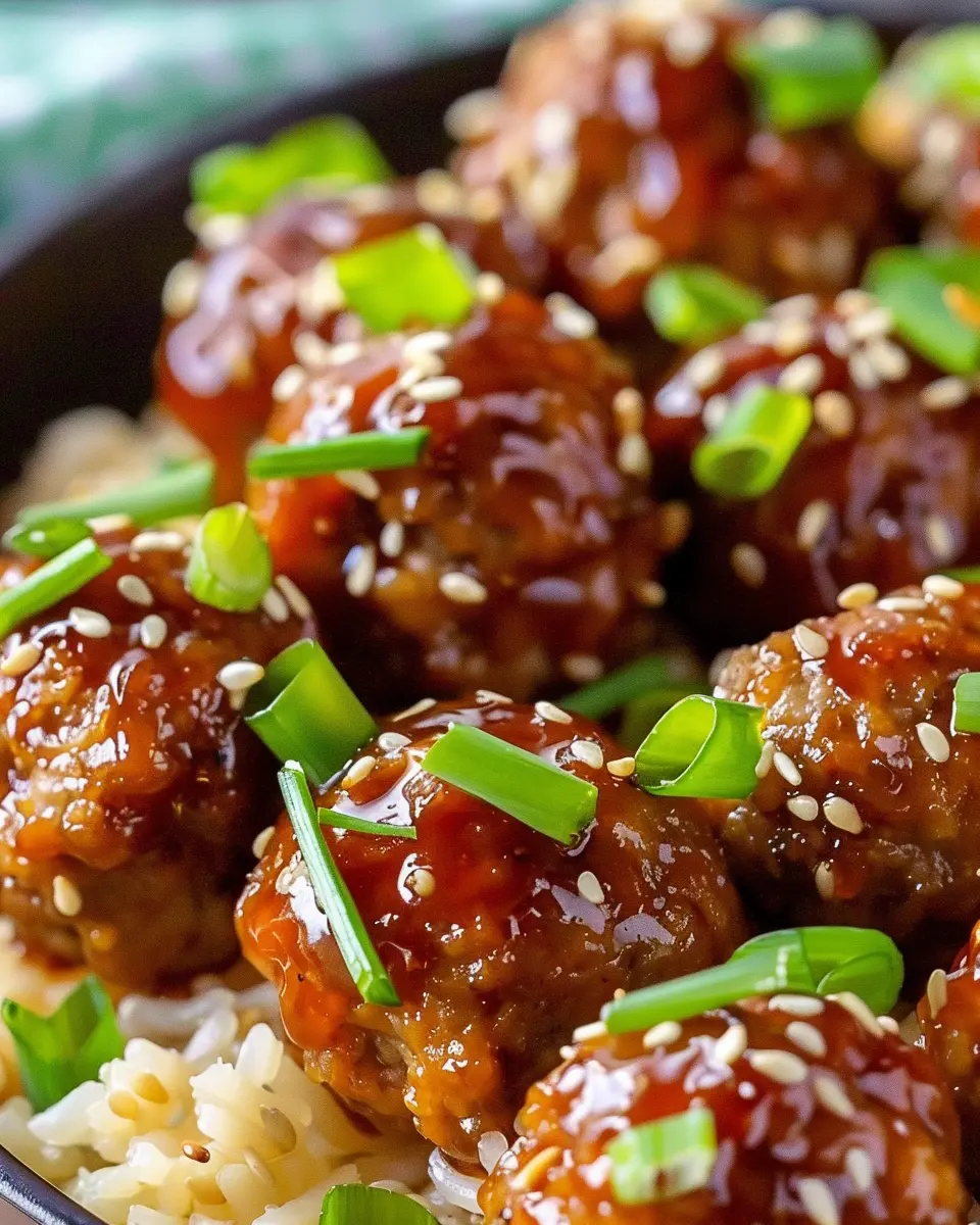 Sticky Asian Glazed Meatballs: Easy Recipe for Flavorful Comfort