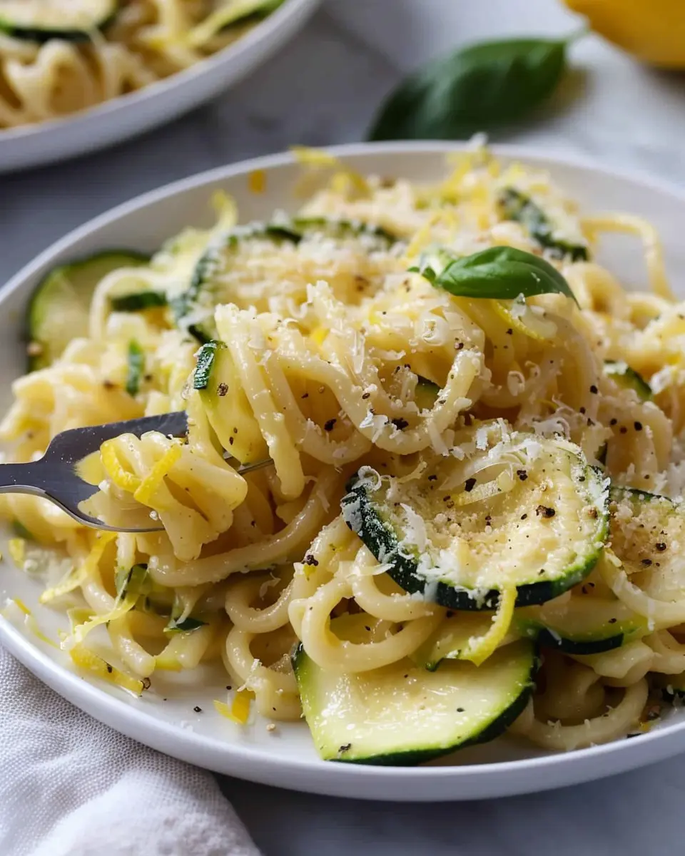 Lemon Zucchini Pasta: An Easy and Fresh Summer Delight