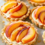 Peach and Cream Cheese Mini Tarts