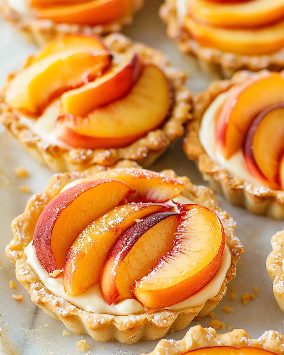 Peach and Cream Cheese Mini Tarts: Easy Indulgence for All
