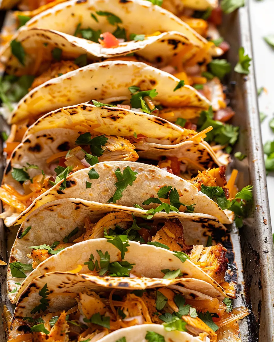20 Minute Mini Baked Chicken Tacos: Easy, Flavor-Packed Delight