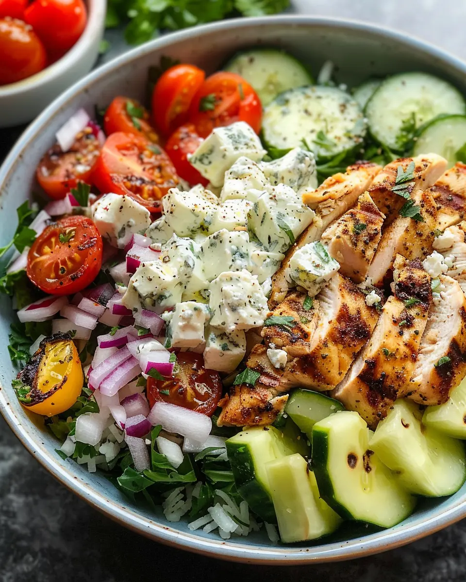 Greek Chicken Bowls: Easy Homemade Recipe for a Flavorful Meal