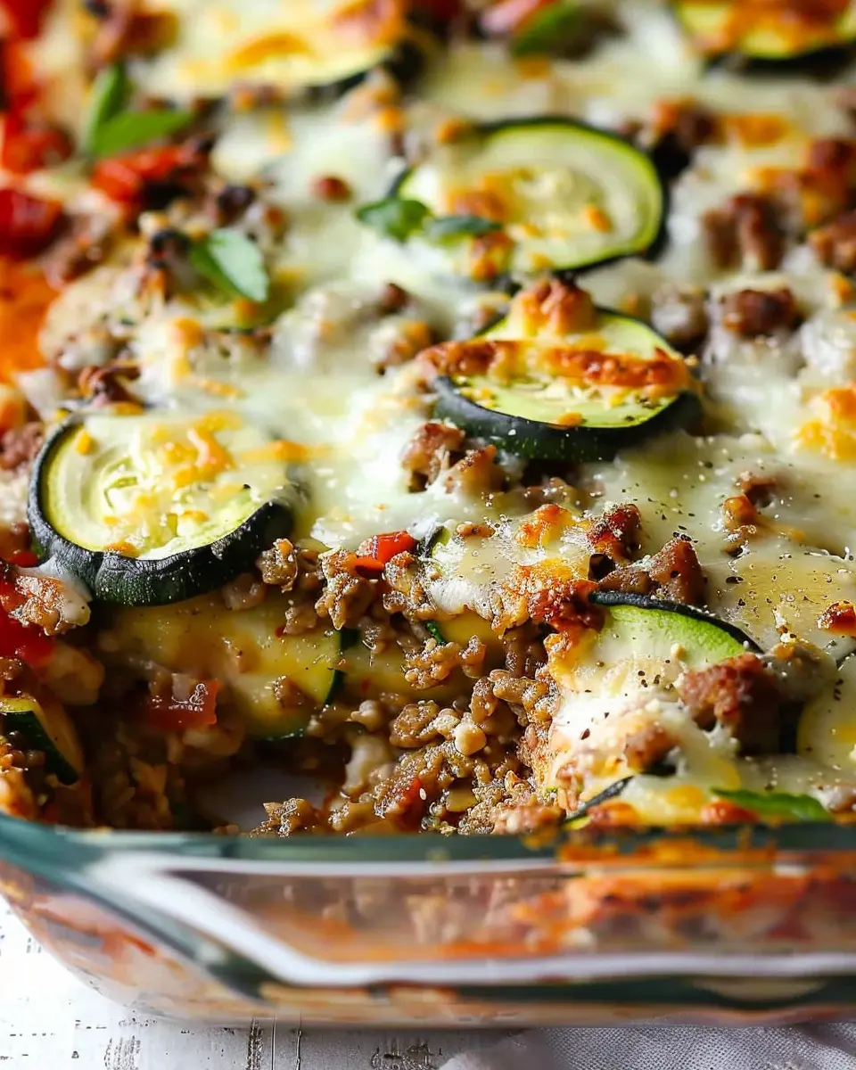 Ground Beef Zucchini Casserole: Easy Comfort Food Delight