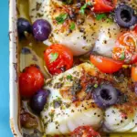 Baked White Fish Recipe, Mediterranean-Style