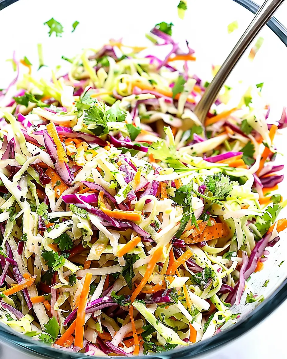 Cilantro Lime Slaw: The Best Refreshing Side for Any Meal