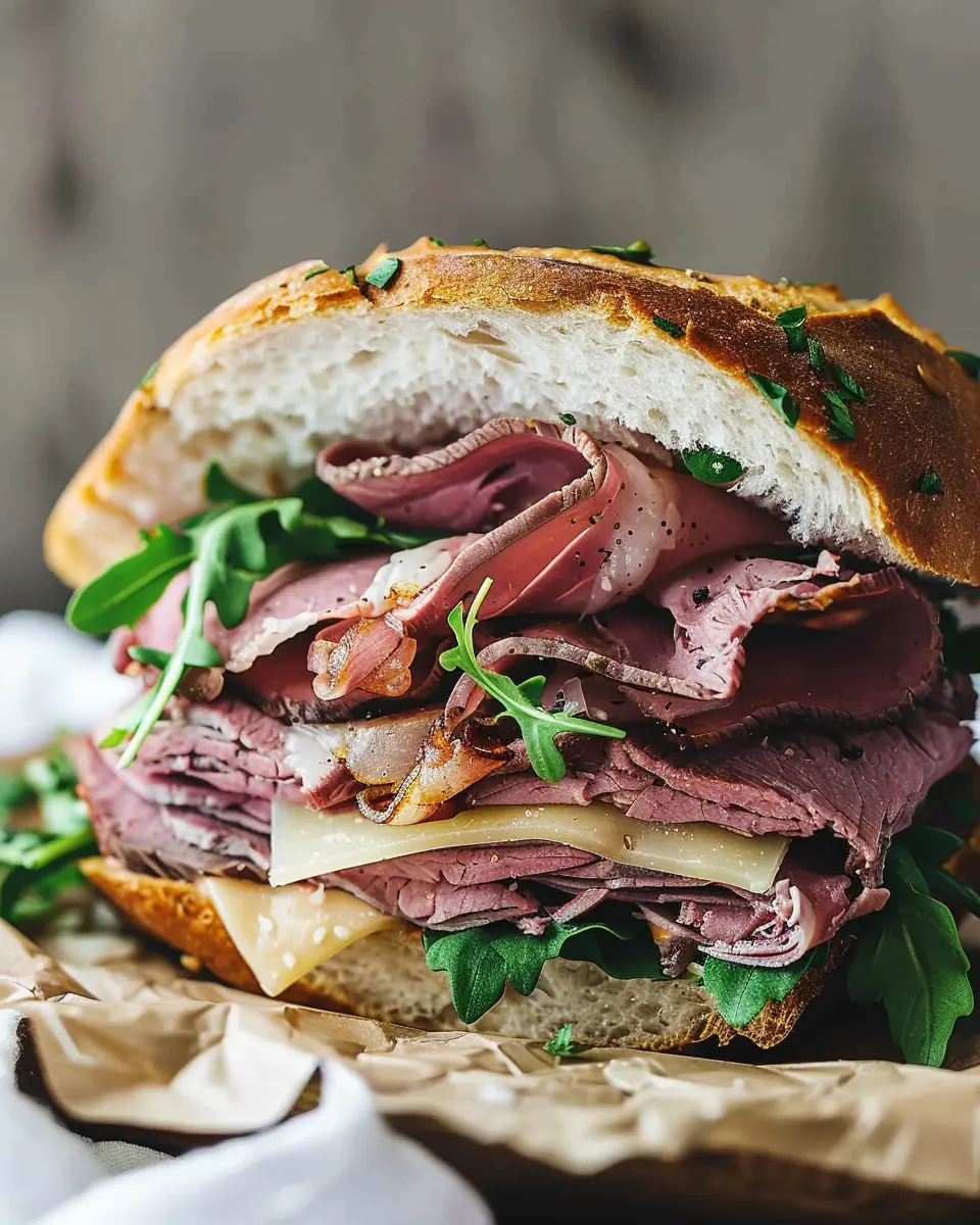 Roast Beef Sandwich Recipe: The Best Juicy Twist on a Classic