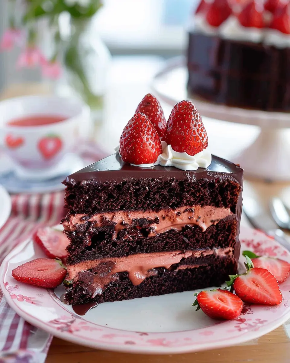 Chocolate Strawberry Cake: The Best Indulgent Dessert Recipe