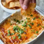 Hot Crab Rangoon Dip with Crispy Wonton Chips