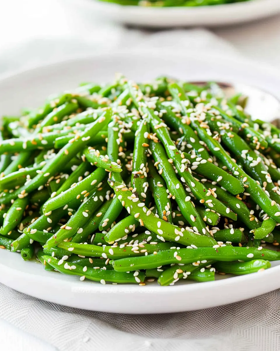 Sesame Ginger Green Bean Salad: A Fresh and Easy Delight