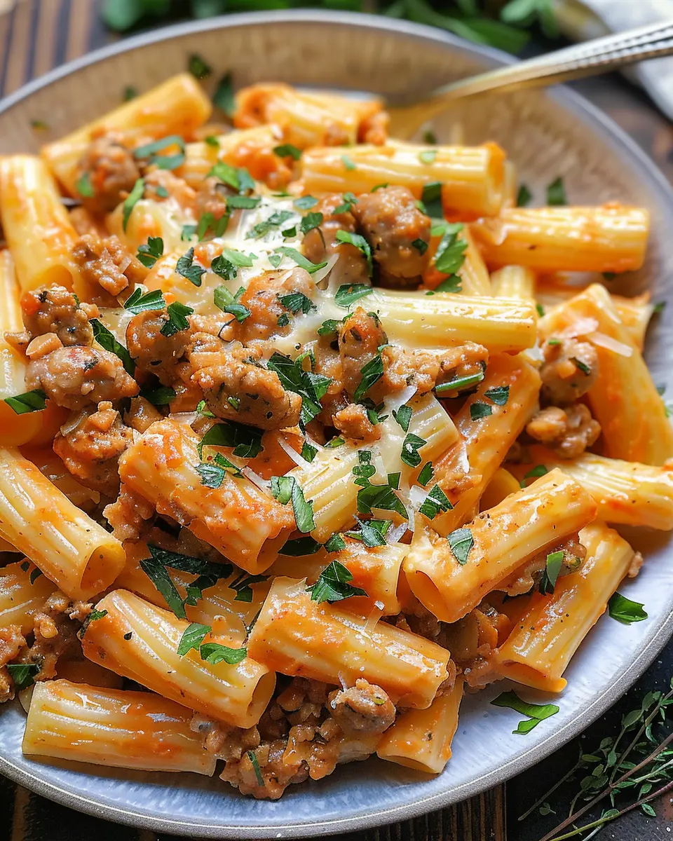 Creamy Sausage Rigatoni: The Best Comfort Food for Home Cooks