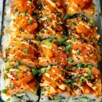 Spicy Salmon Sushi Bake