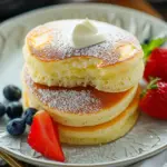 Fluffy Japanese Soufflé Pancakes