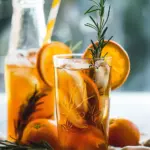 Rosemary Orange Ice Tea