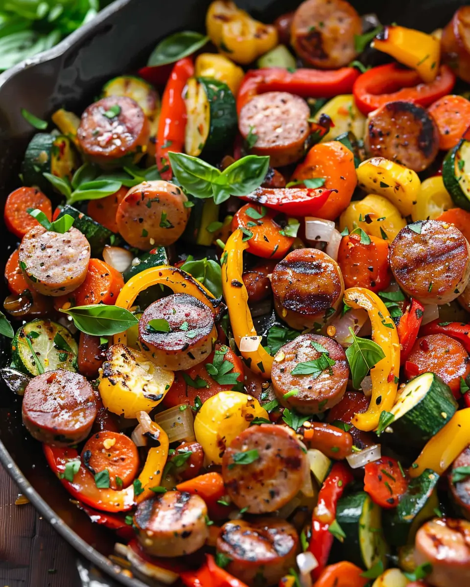 Sausage and Veggies Skillet: Easy 30-Minute One-Pan Meal