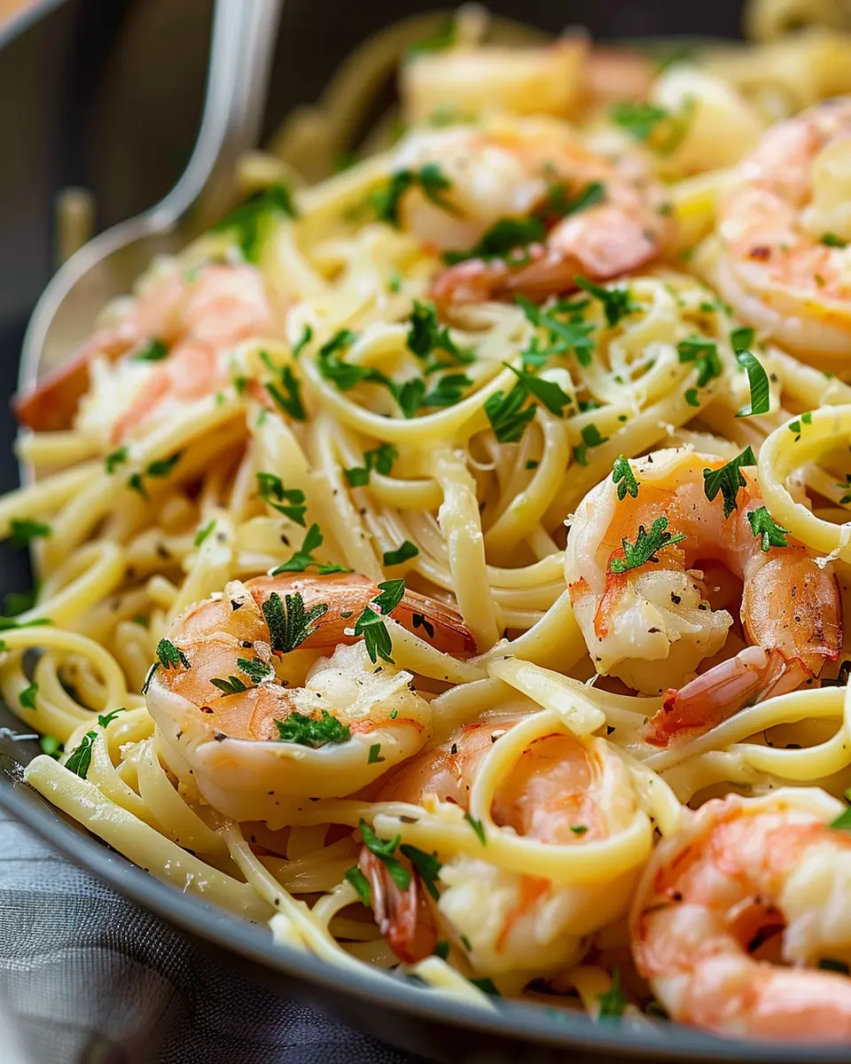 Knoblauch-Butter-Shrimp Pasta: Indulge in This Easy Delight