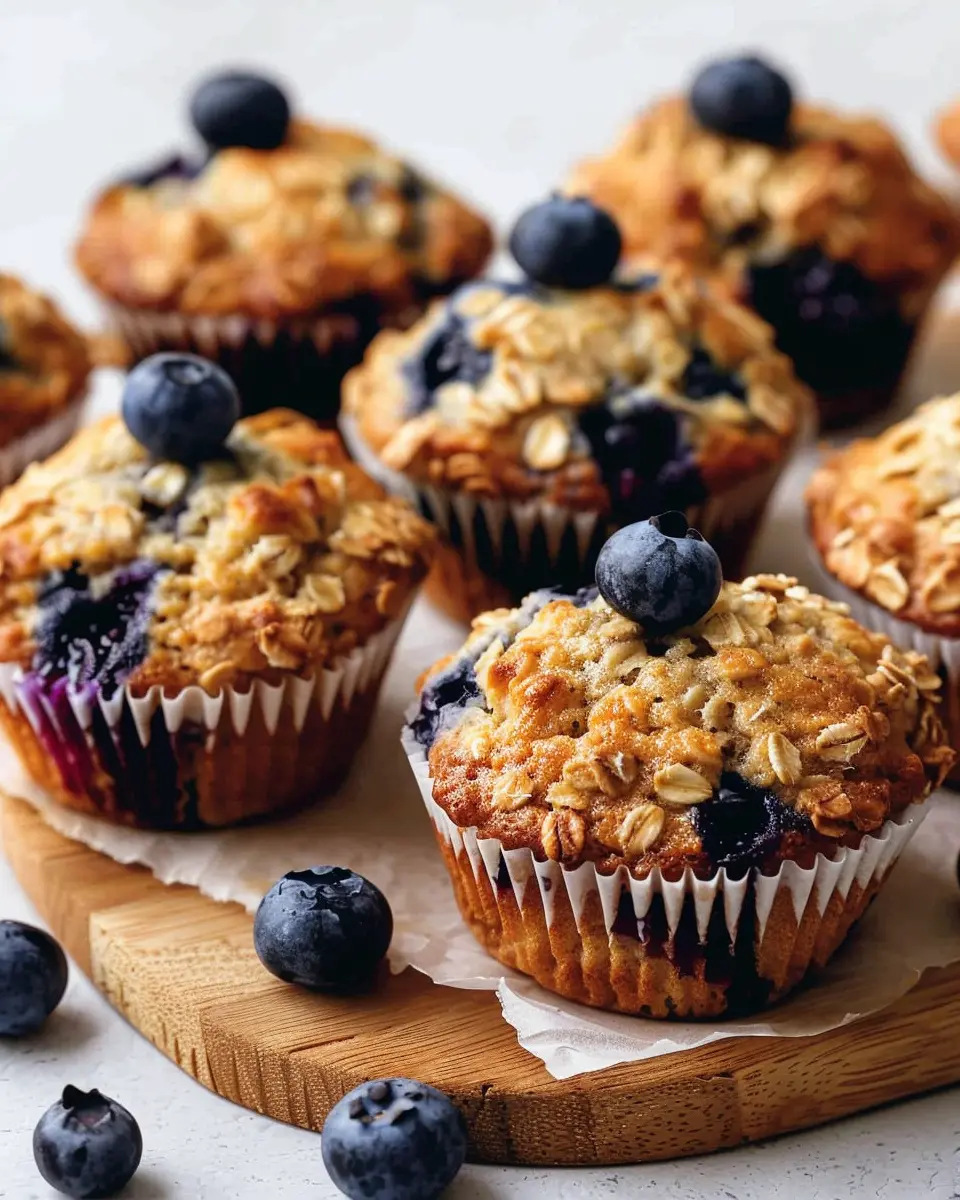 Blueberry Oatmeal Muffins: Easy, Wholesome Baking for All