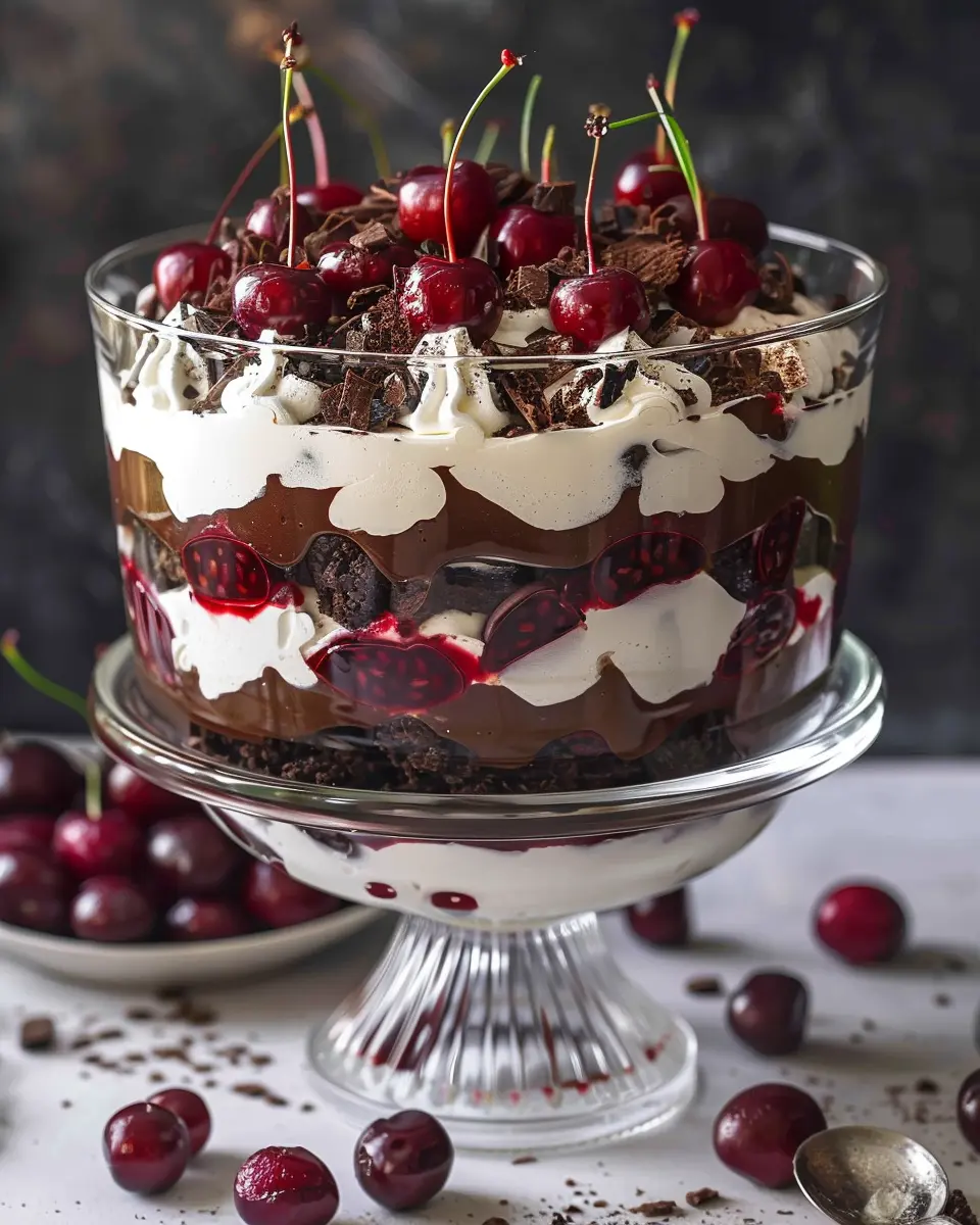 Black Forest Trifle: Easy Indulgence for Chocolate Lovers