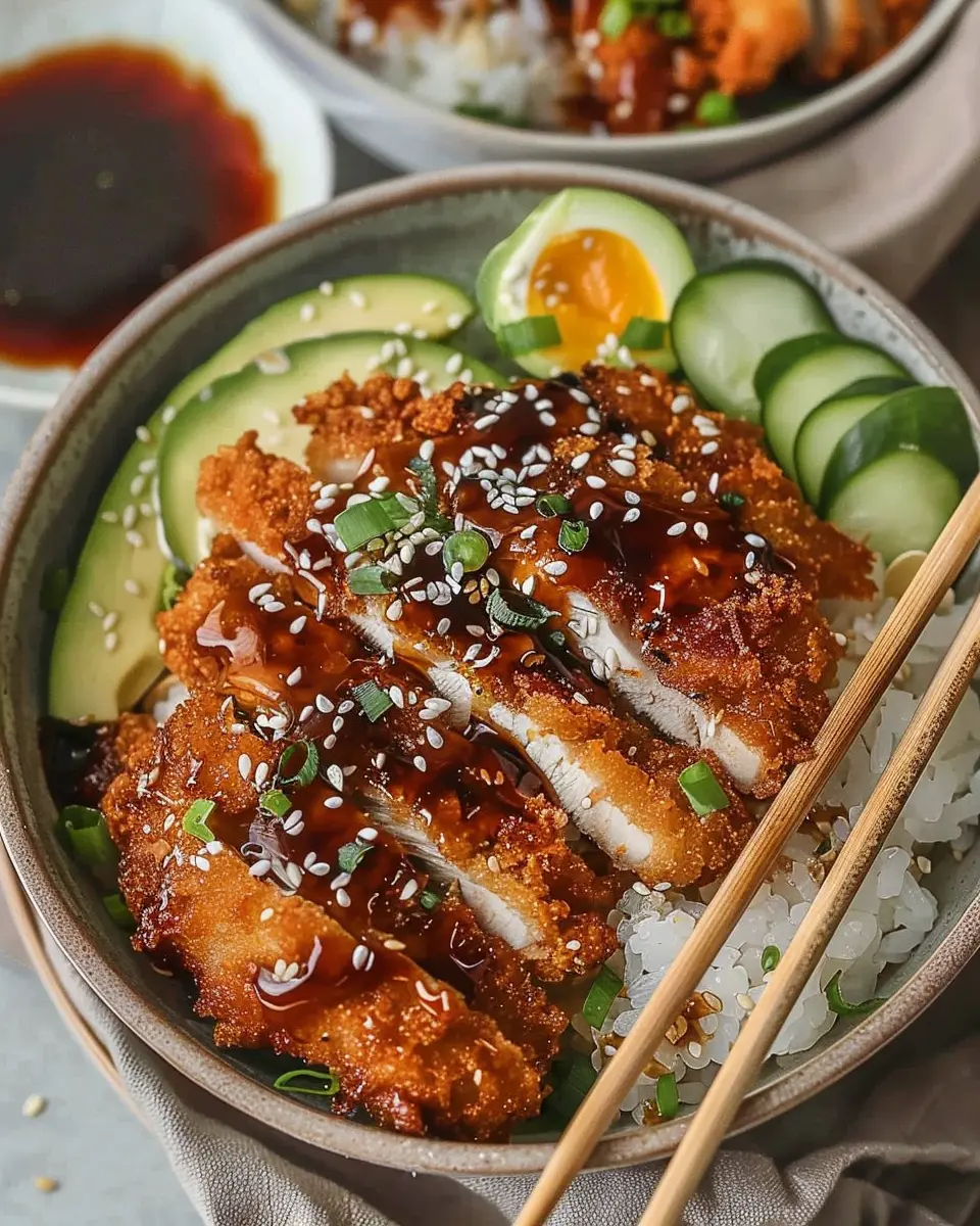 Chicken Katsu Rice Bowls: Quick and Easy Comfort Food Delight