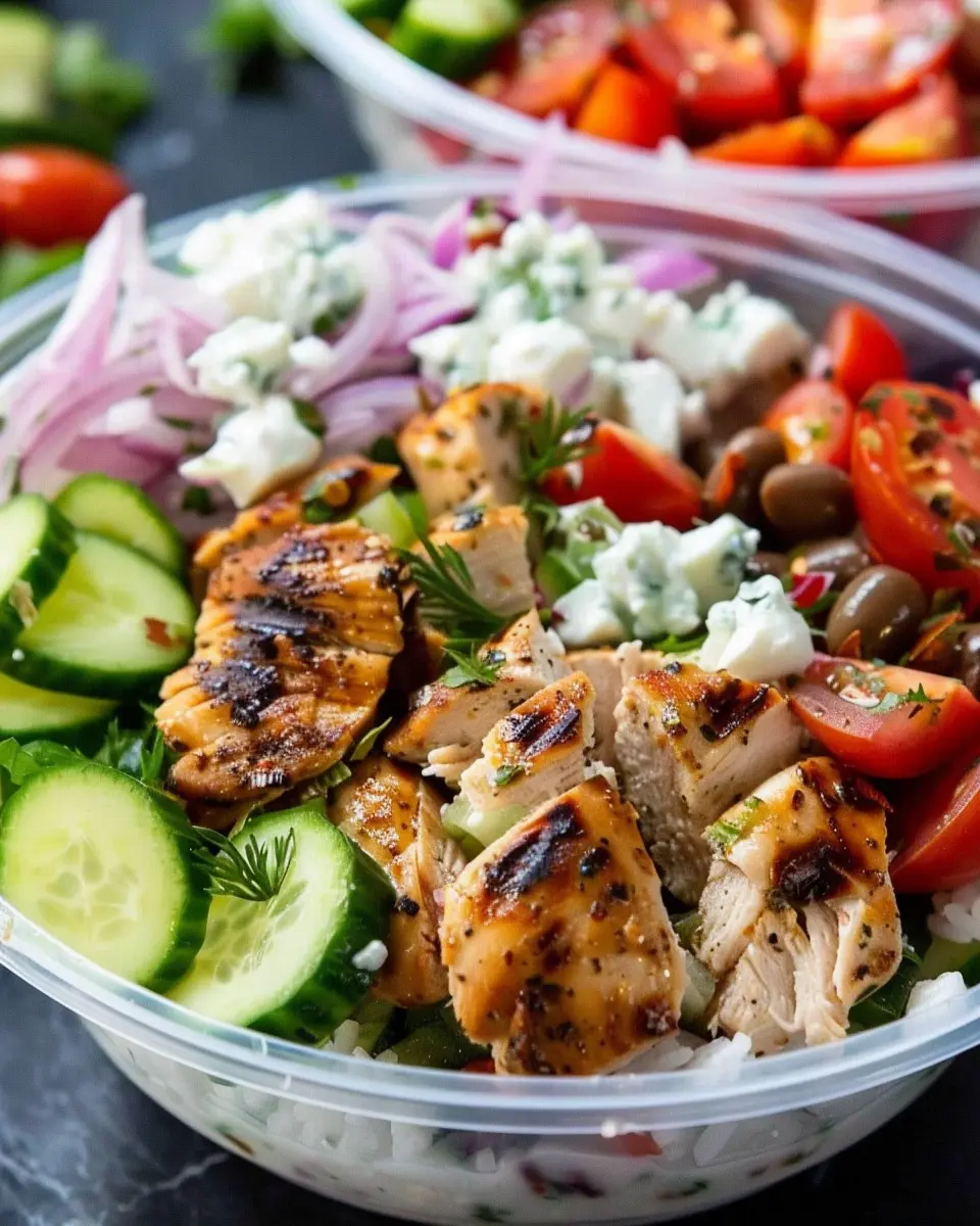 Greek Chicken Bowls: Easy, Flavorful Meal for Busy Nights