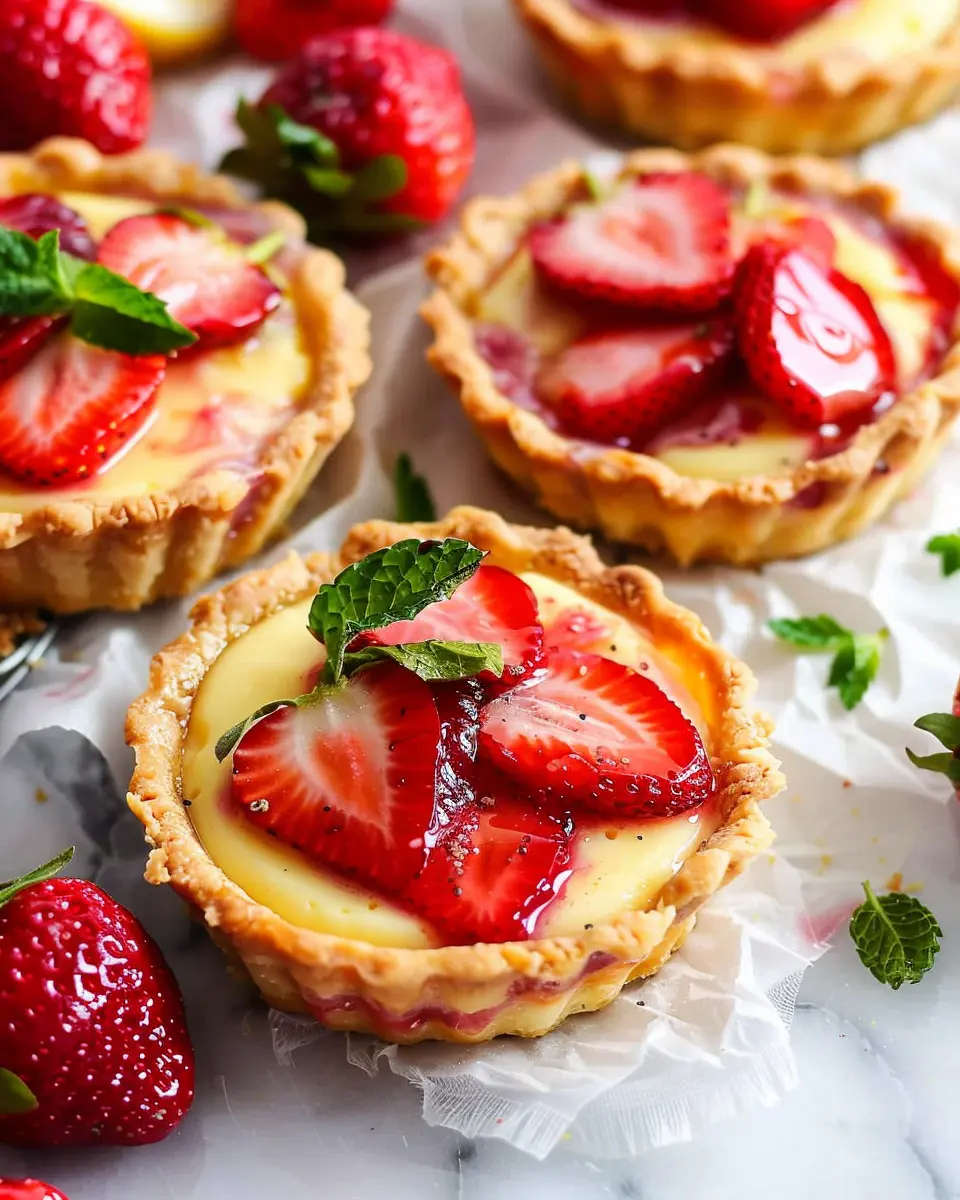 Strawberry Honey Custard Tarts: The Best Indulgent Dessert Recipe