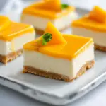 Vegan Mango Cheesecake Bars