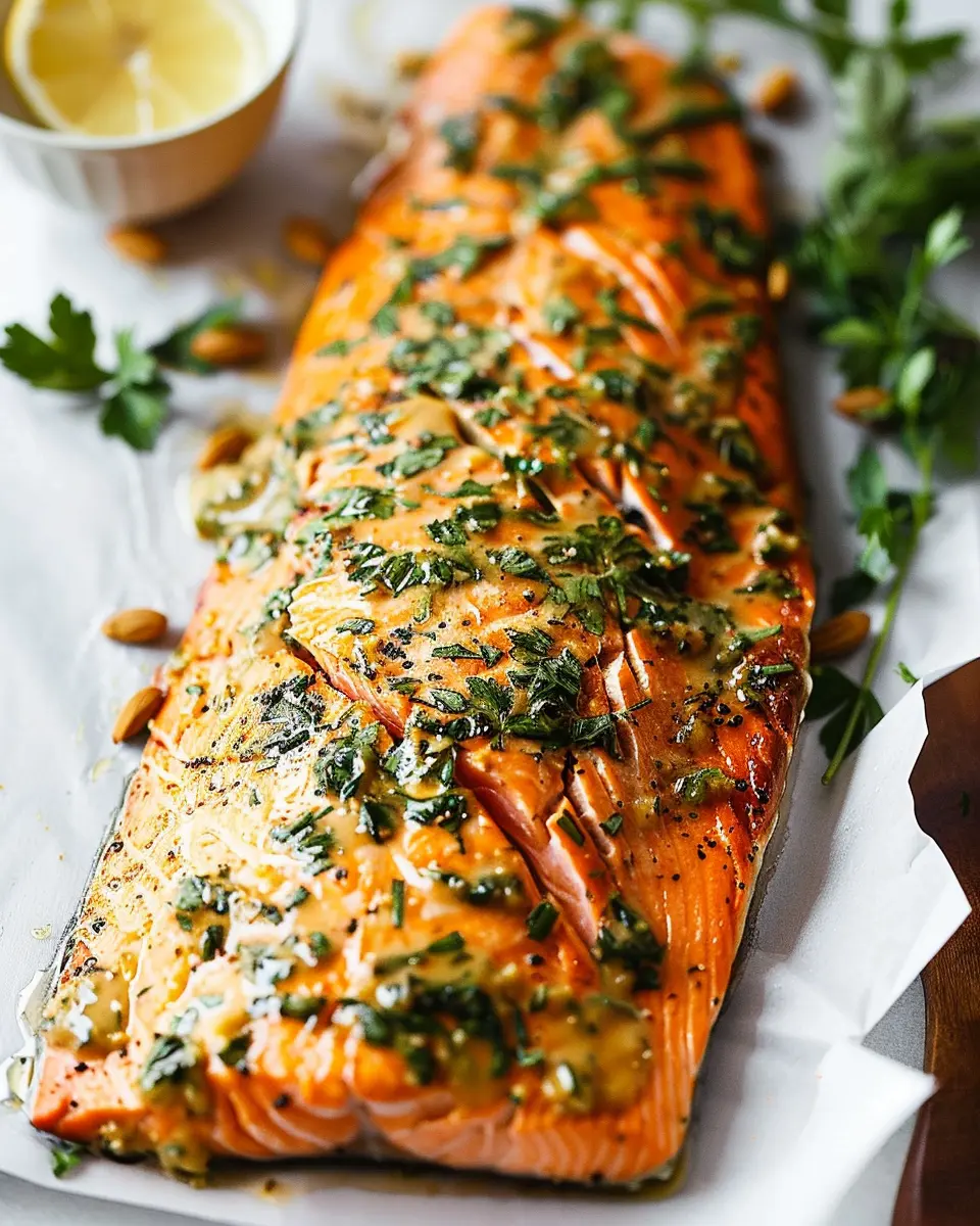Dijon Baked Salmon: Easy &amp; Flavorful Dinner for All Food Lovers