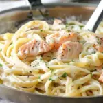 Alfredo Salmon Pasta